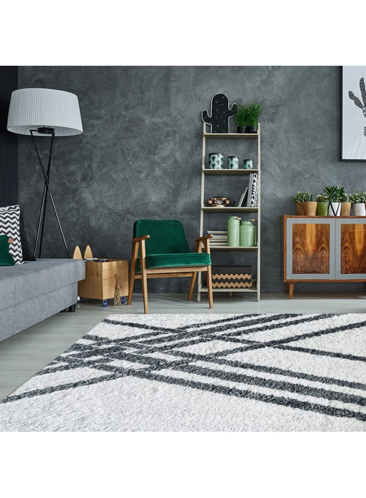 Shaggy Gardenia 150x200 White Shaggy Gardenia 150x200 White