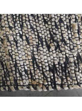 Jute Melange 160x230 Negro/Beige