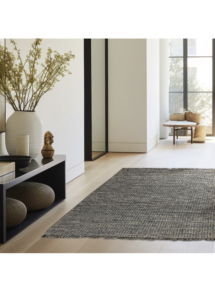 Jute Melange 60x90 Negro Jute Melange 60x90 Negro